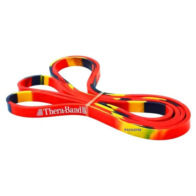 کش پاور باند 13میلیمتر مدل آبرنگی Thera-Band اصل | کش مقاومتی لاتکس درجه یک